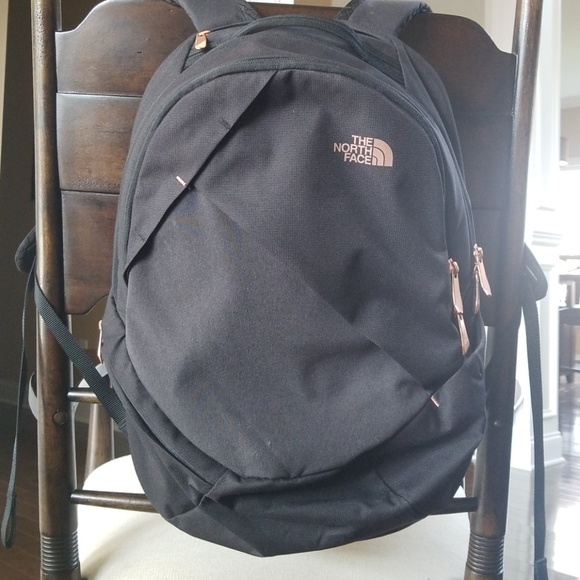 north face isabella backpack rose gold